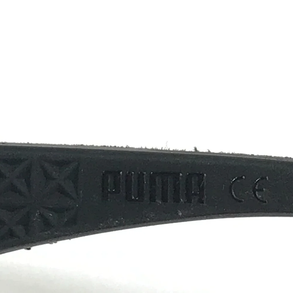Puma Sunglasses SUEDE PU0042S 003 Black Tortoise Square Frames with Green Lenses